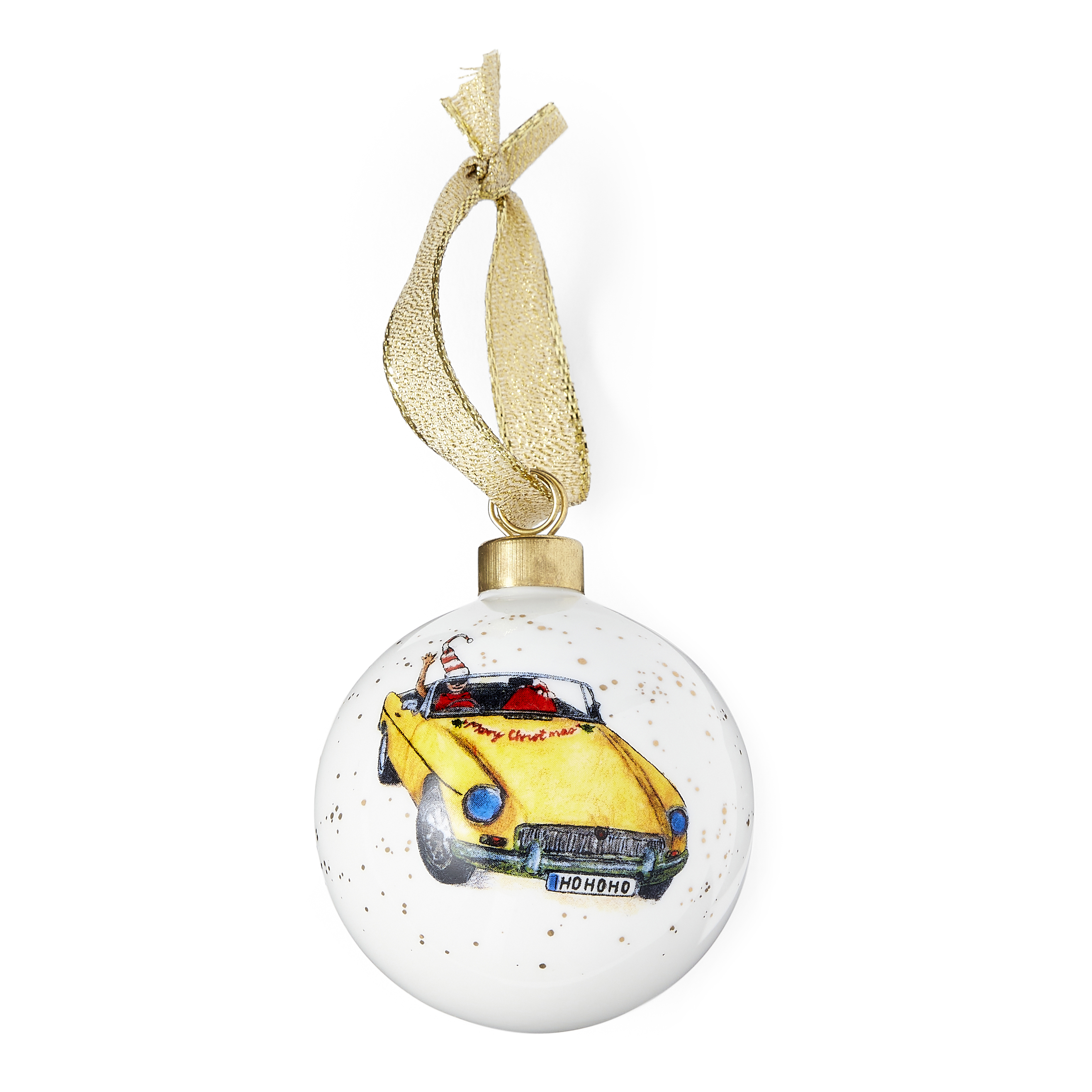 Kit Kemp Doodles Christmas Cruising Bauble image number null